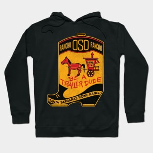 Santa Barbara's Rancho Riding Ranch Vintage Souvenir Hoodie